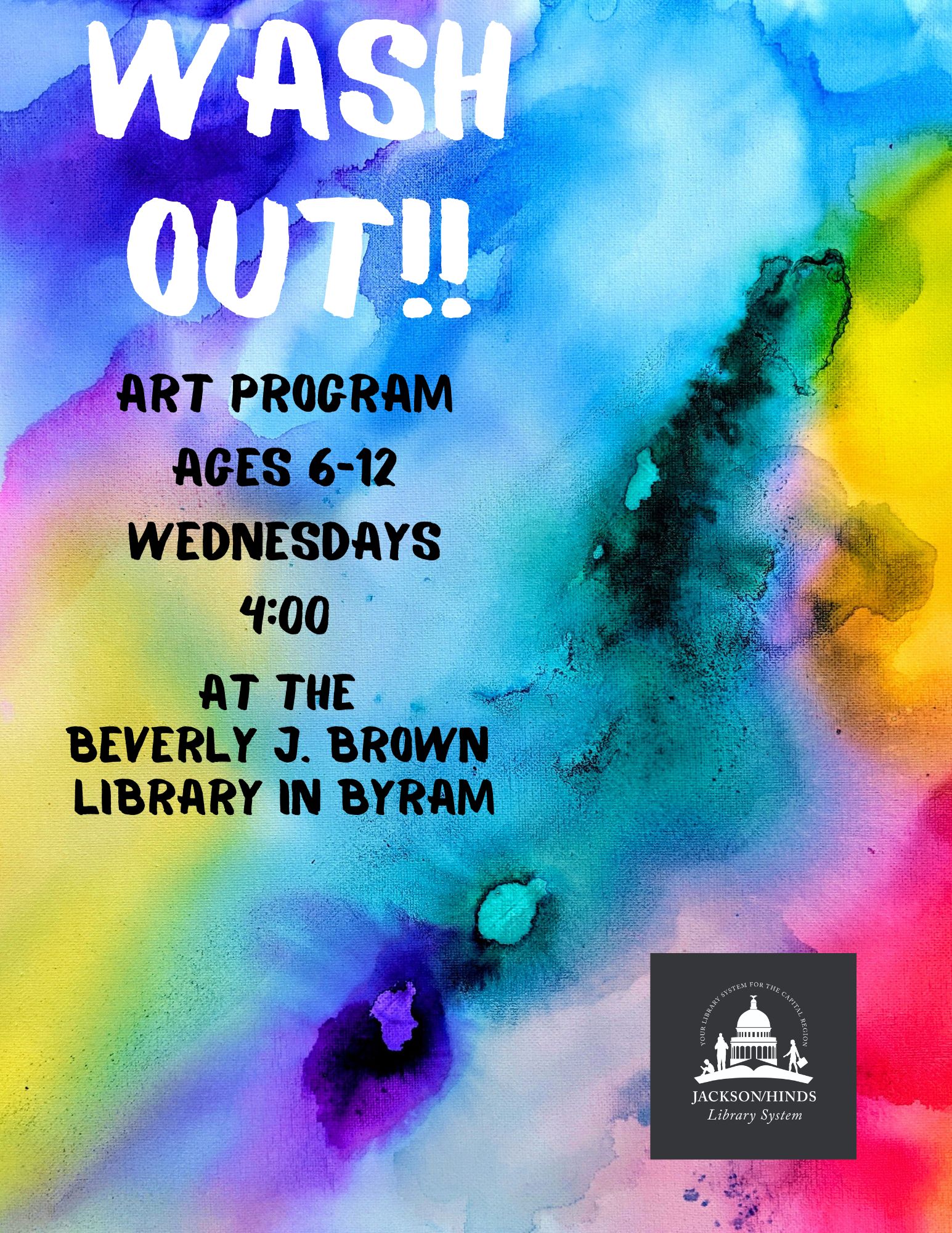 Washout! Art Program Ages 6-12