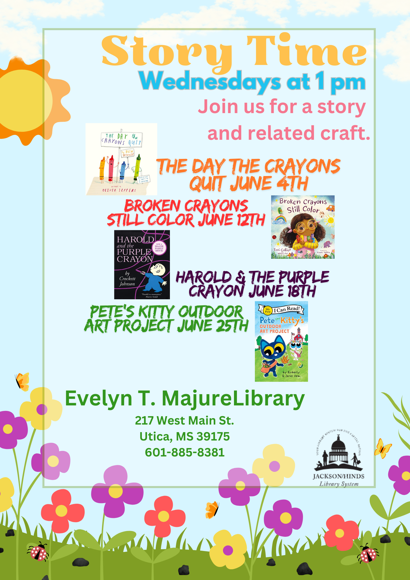Story time flyer -Utica