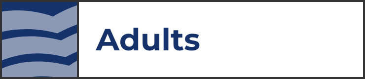Adults landing page hover link