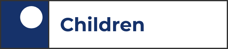 Children landing page hover link