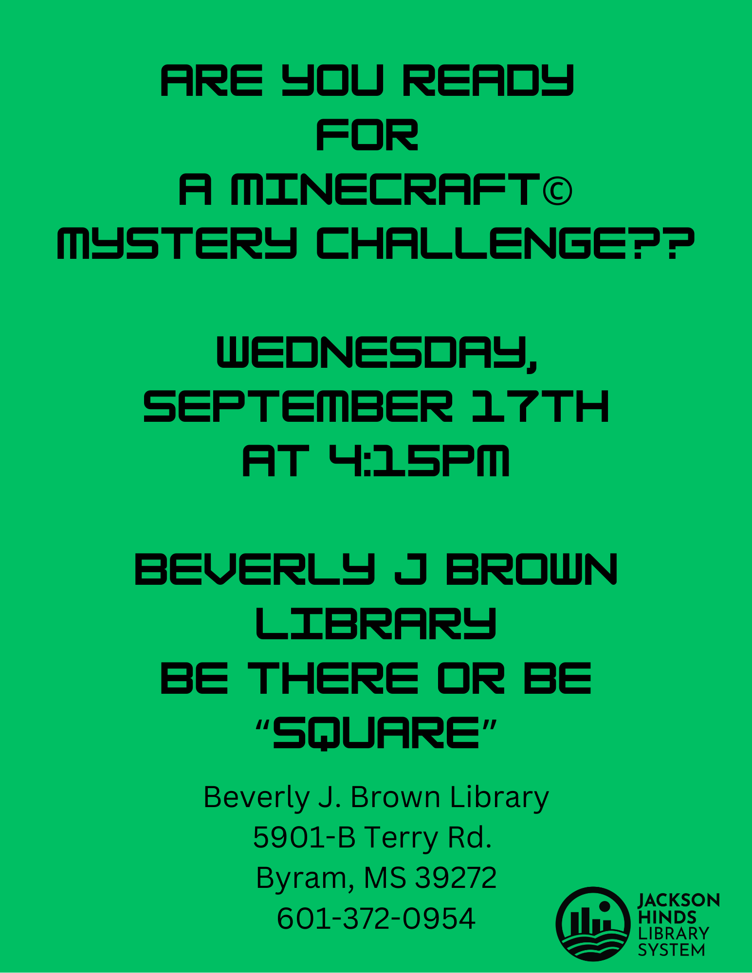 Minecraft Mystery Challenge