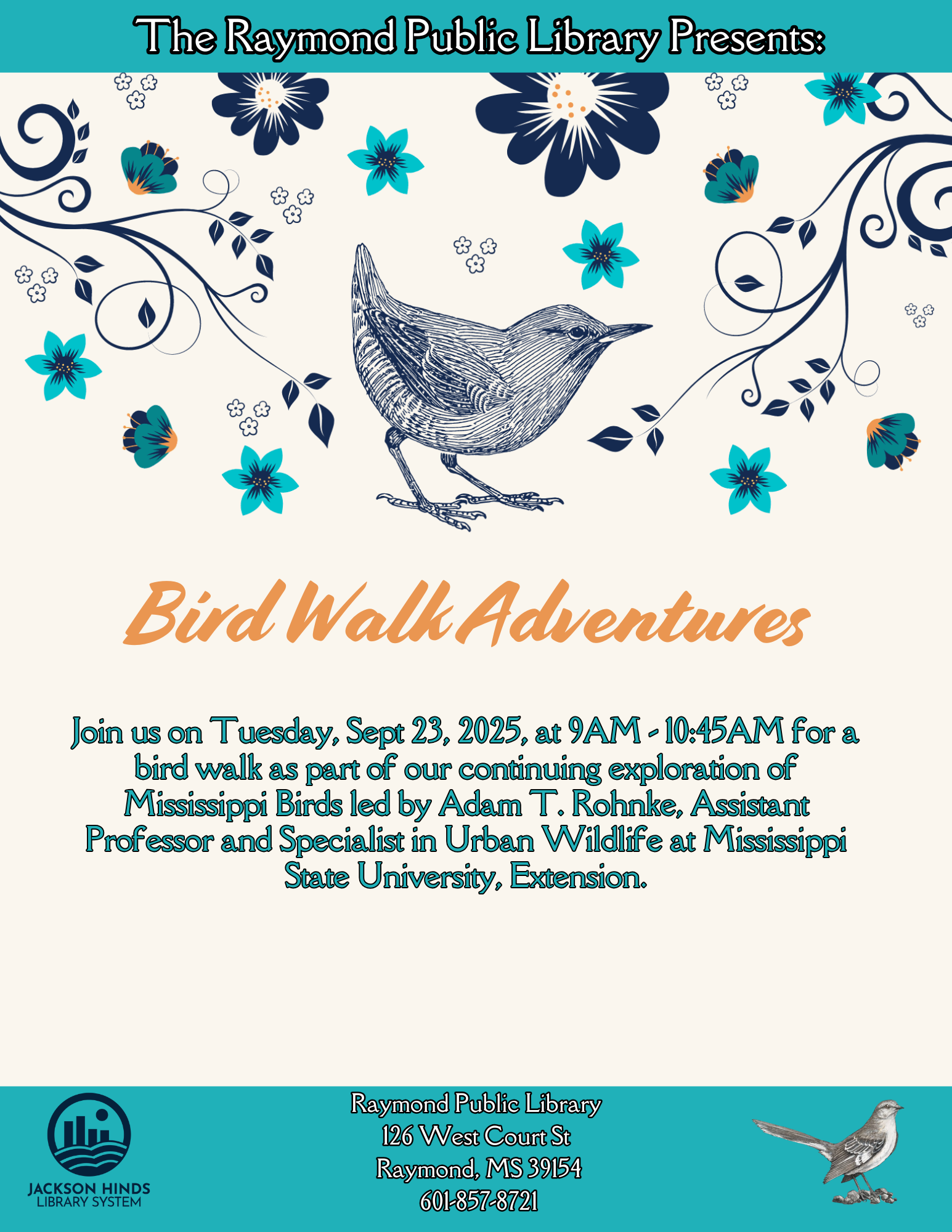  “Birds of Mississippi Walk” hosted by the Raymond Publi