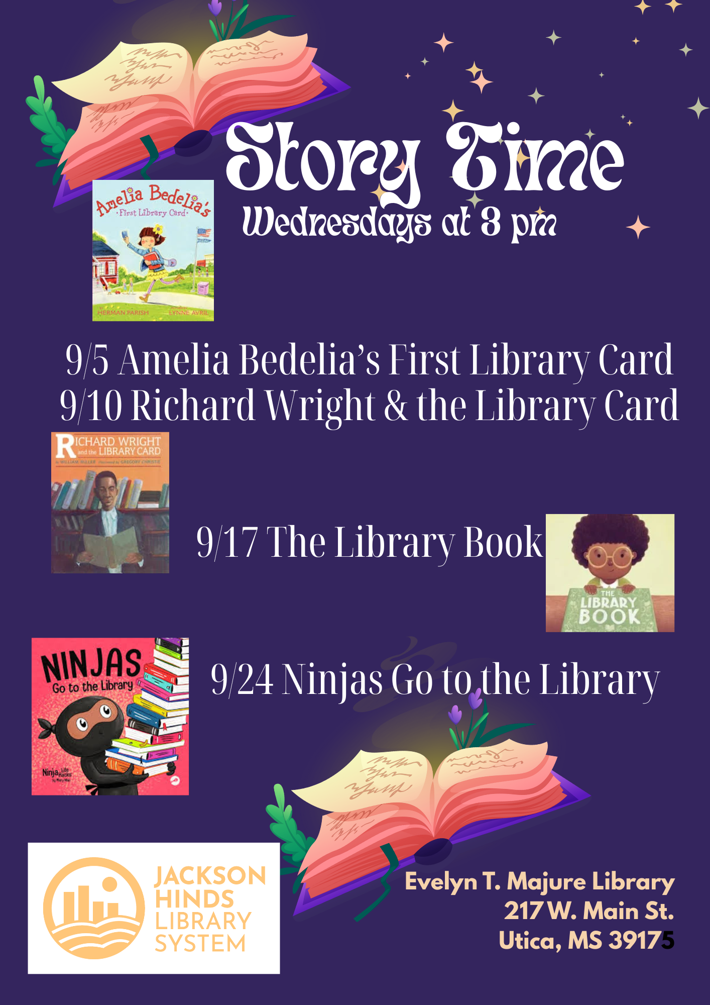 Story time flyer -Utica
