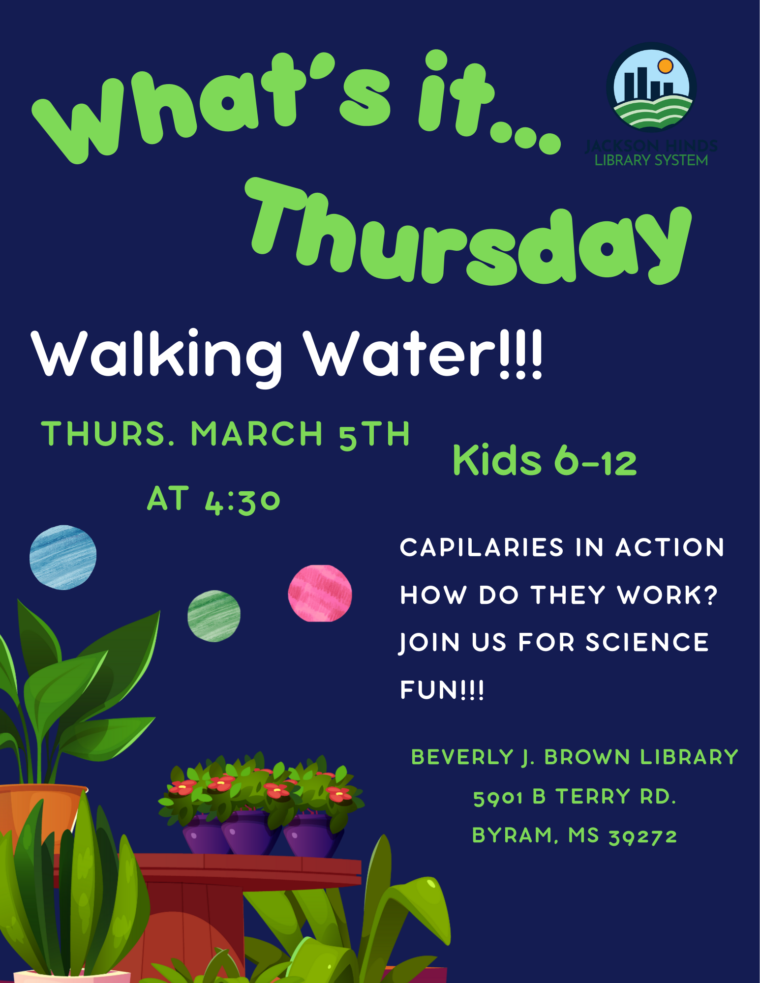 What's it... Thursday? Plants