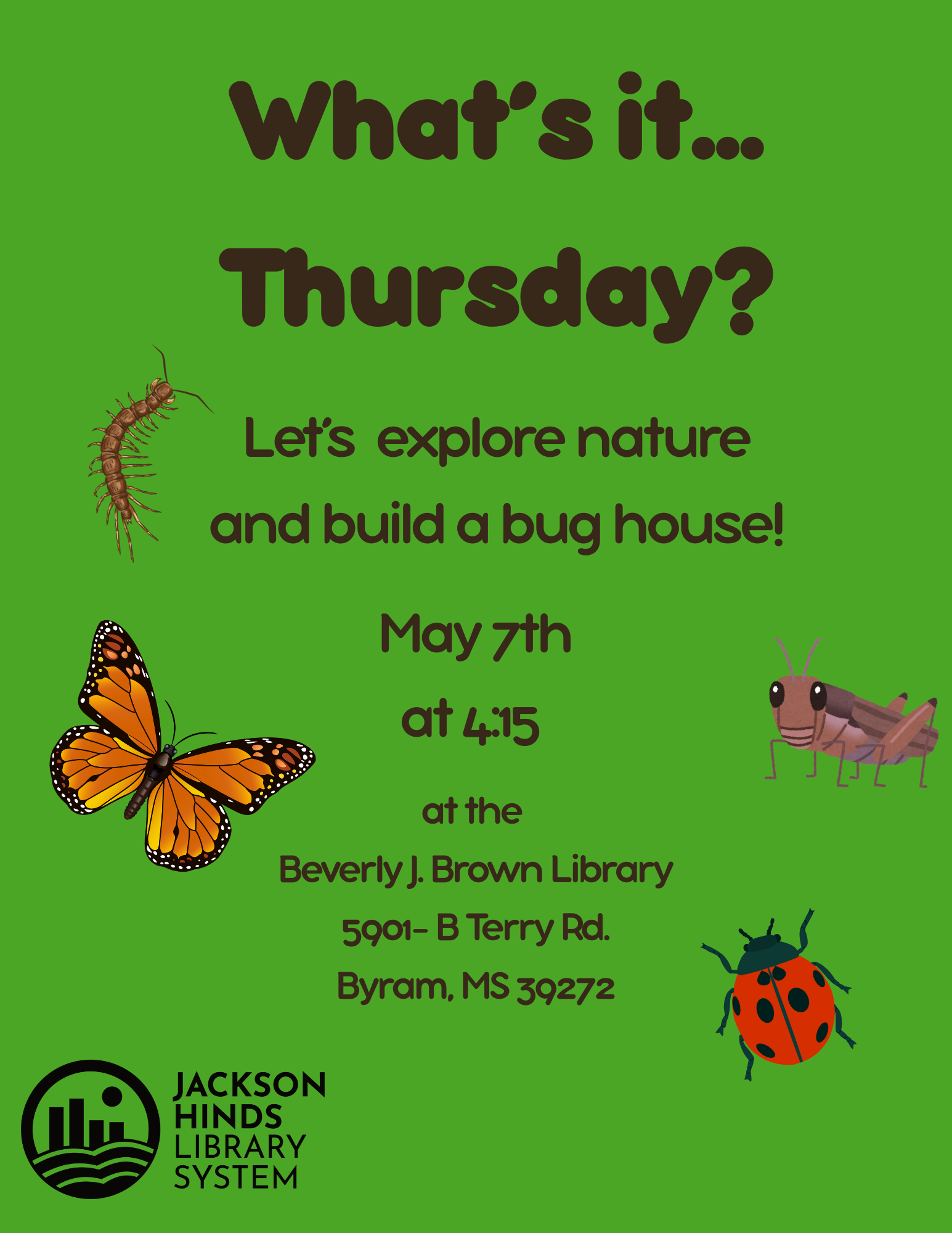 What's it... Thursday: Bugs