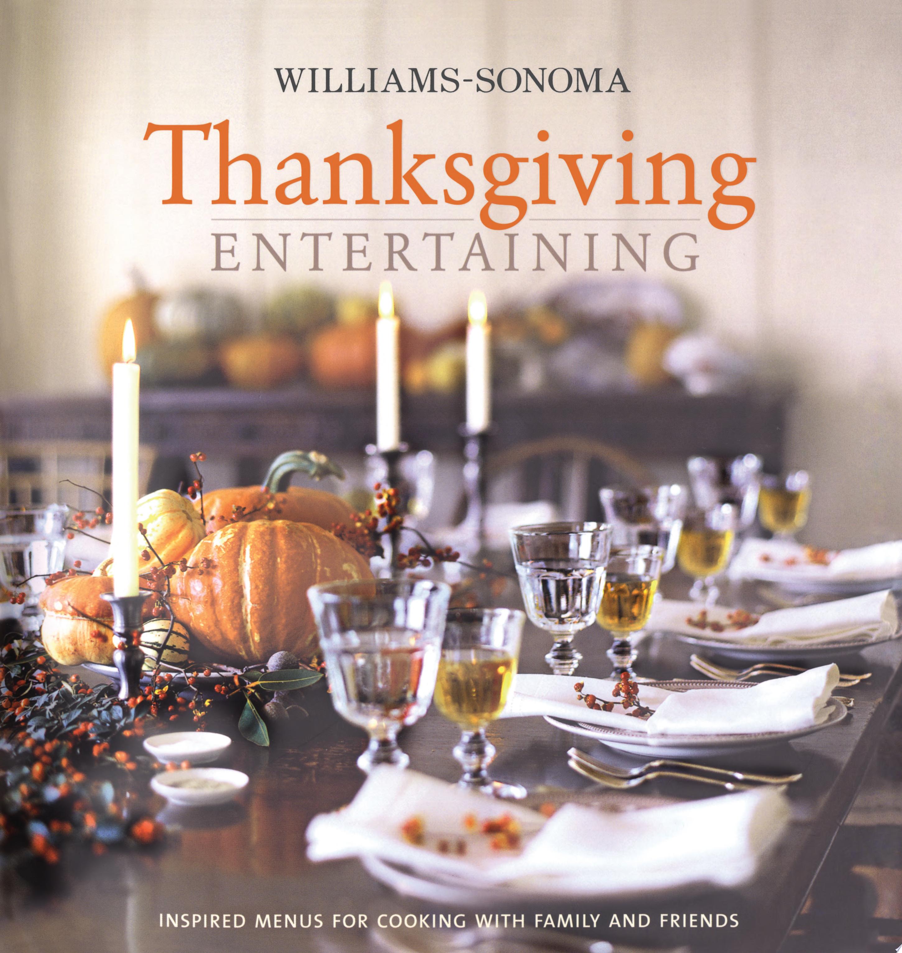 Image for "Williams-Sonoma Entertaining: Thanksgiving Entertaining"