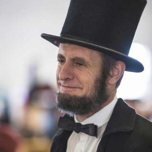 Kevin Wood as Abraham Lincoln / Photo by Brian Schultz