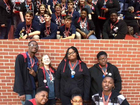 Spark-O-Matic Robotics Team at the championship