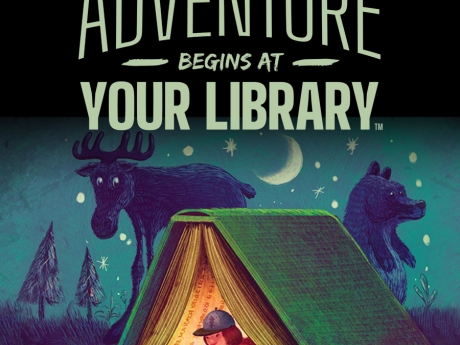 The Adventure Begins at Your Library graphic