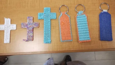 These are the first items made by the Seniors.