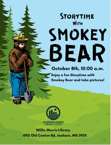 Join us for a fun Storytime with Smokey Bear!