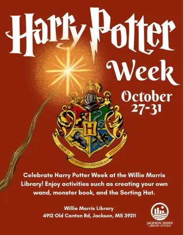 Join us for lots of wizard fun and activities this week!