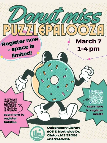 join us for puzzlepalooza!