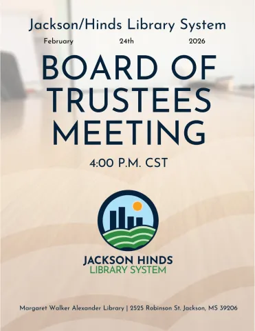 February Board Meeting Flyer
