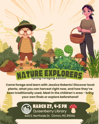 nature explorers - come forage and discuss