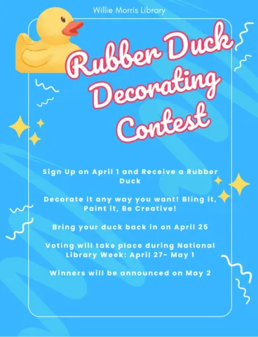 Duck Decorating Contest Flyer!