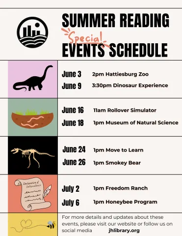 Summer reading special events