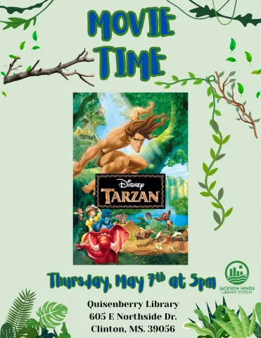 movie time at quisenberry library on thursday may 7th at 5pm