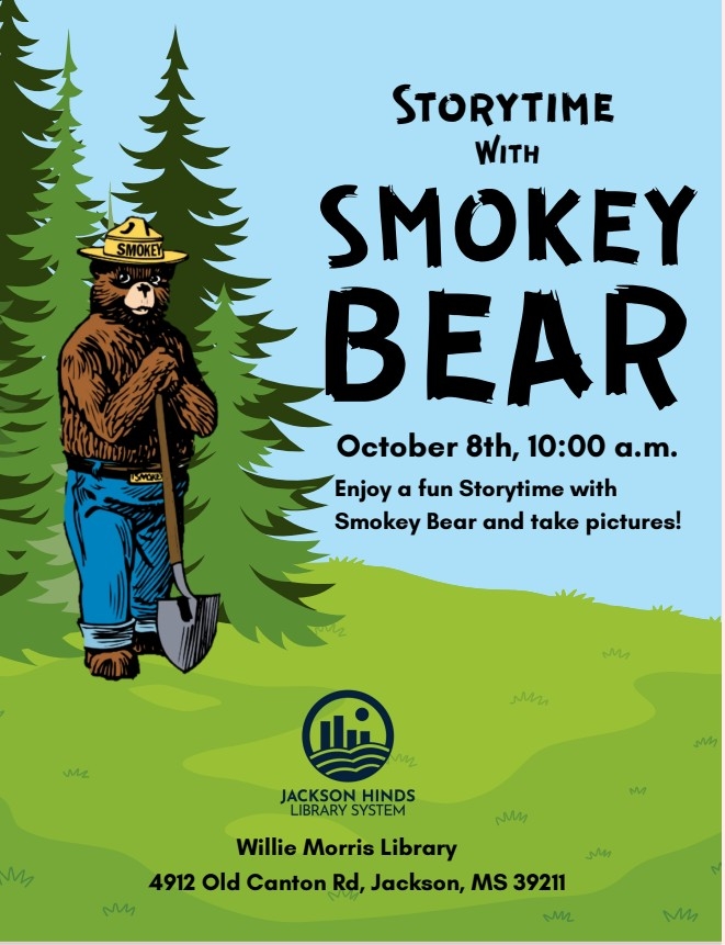 Join us for a fun Storytime with Smokey Bear!