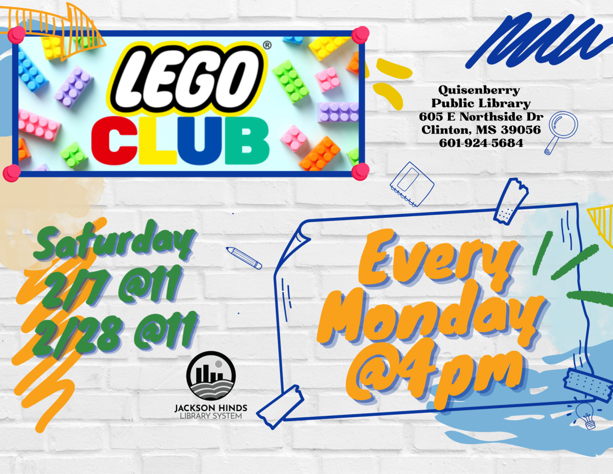 Lego club every monday and some saturdays!
