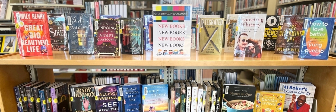 Bolden Moore location image showing a book display with different books