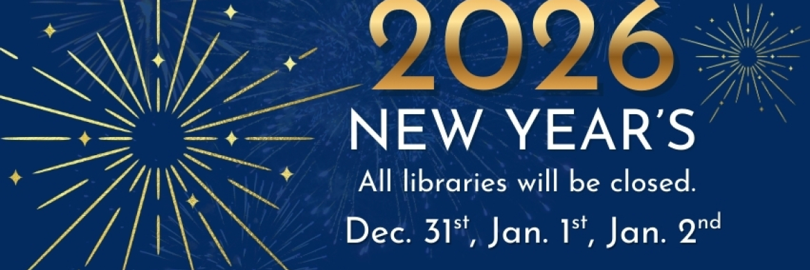 New Years Closure Banner Dec 31, Jan 1 & 2